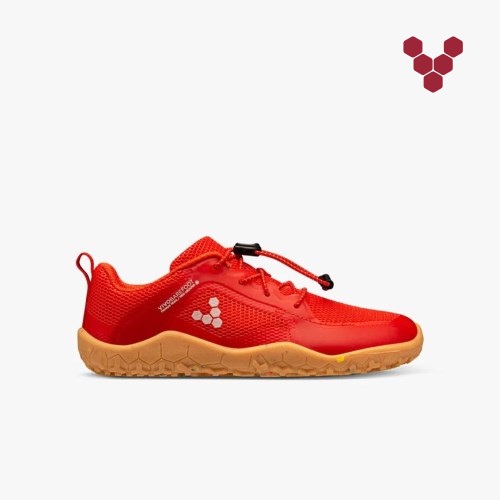 Vivobarefoot Primus Trail II FG Laufschuhe Kinder Rot [DE.UTE2O]